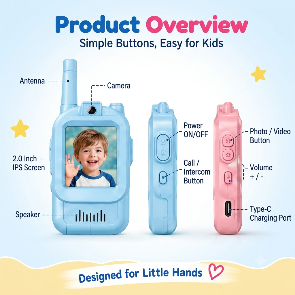 Talking Toy with Video & Voice For Kids