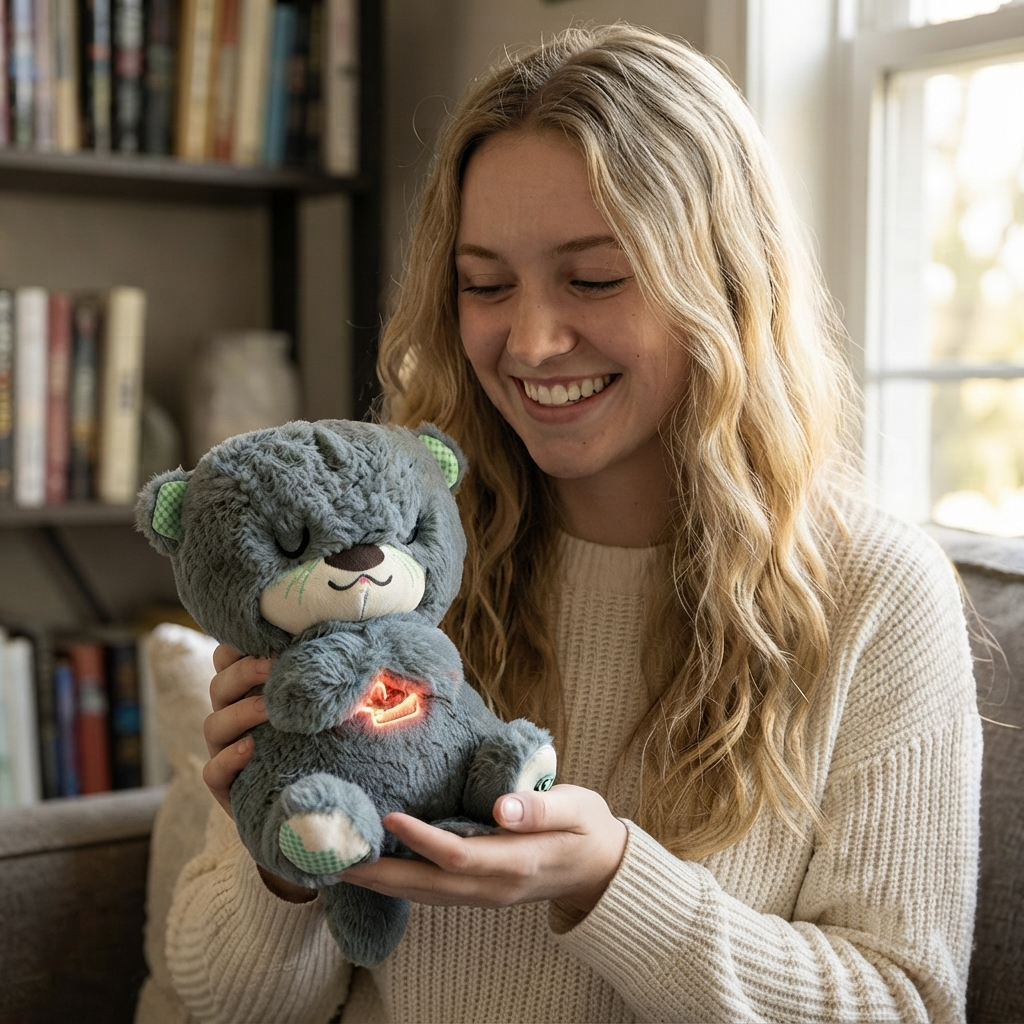 Teddy Bear with Breathing Light