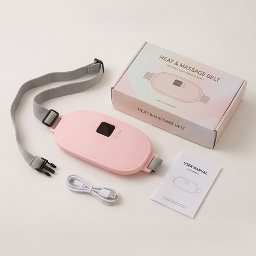 Cordless Heating & Massage Pad for Women