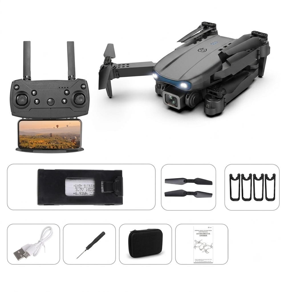 E88 Pro Dual Camera Foldable Drone