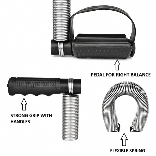 Double Spring Heavy Duty Ab & Core Exerciser