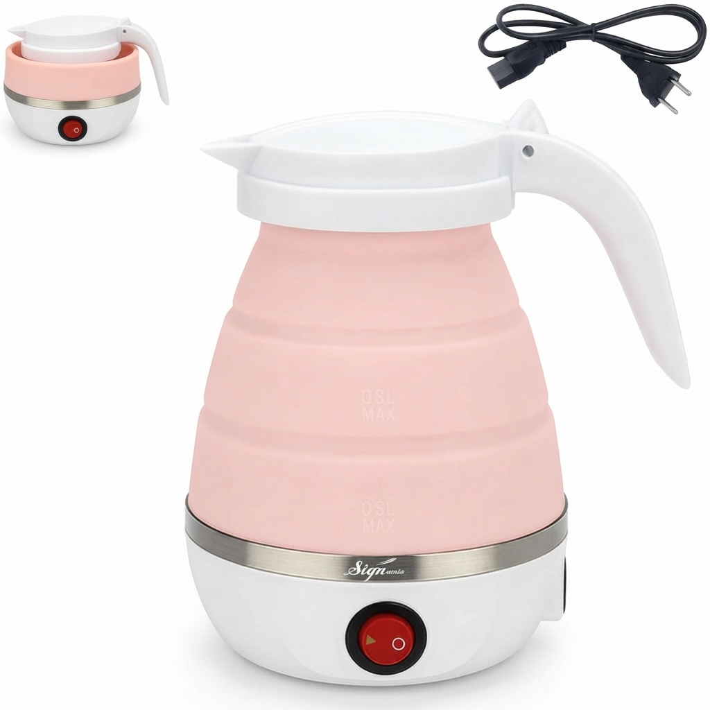 Silicone Foldable Portable Electric Kettle