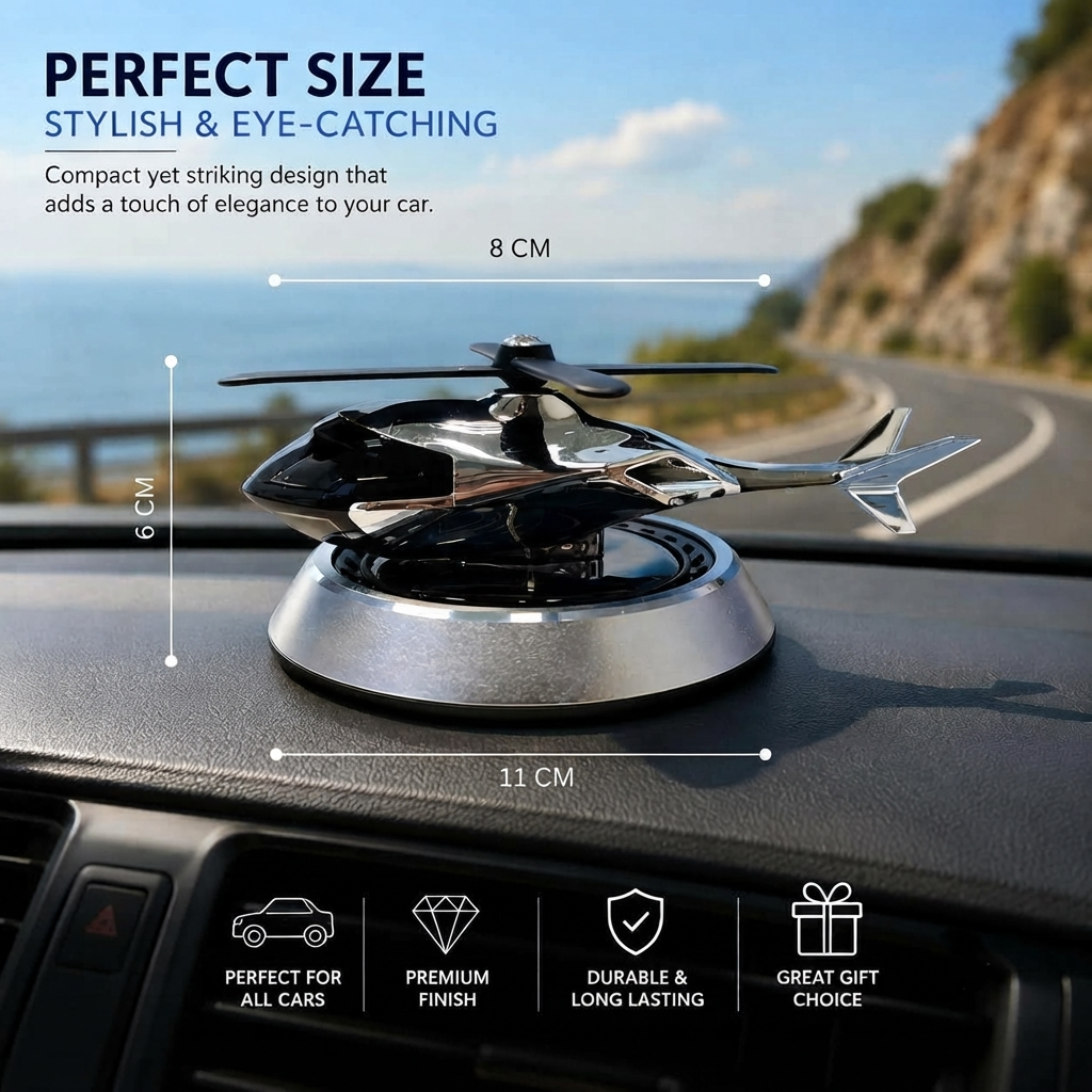 Soler Helicopter Design Car Perfume & Air Freshener