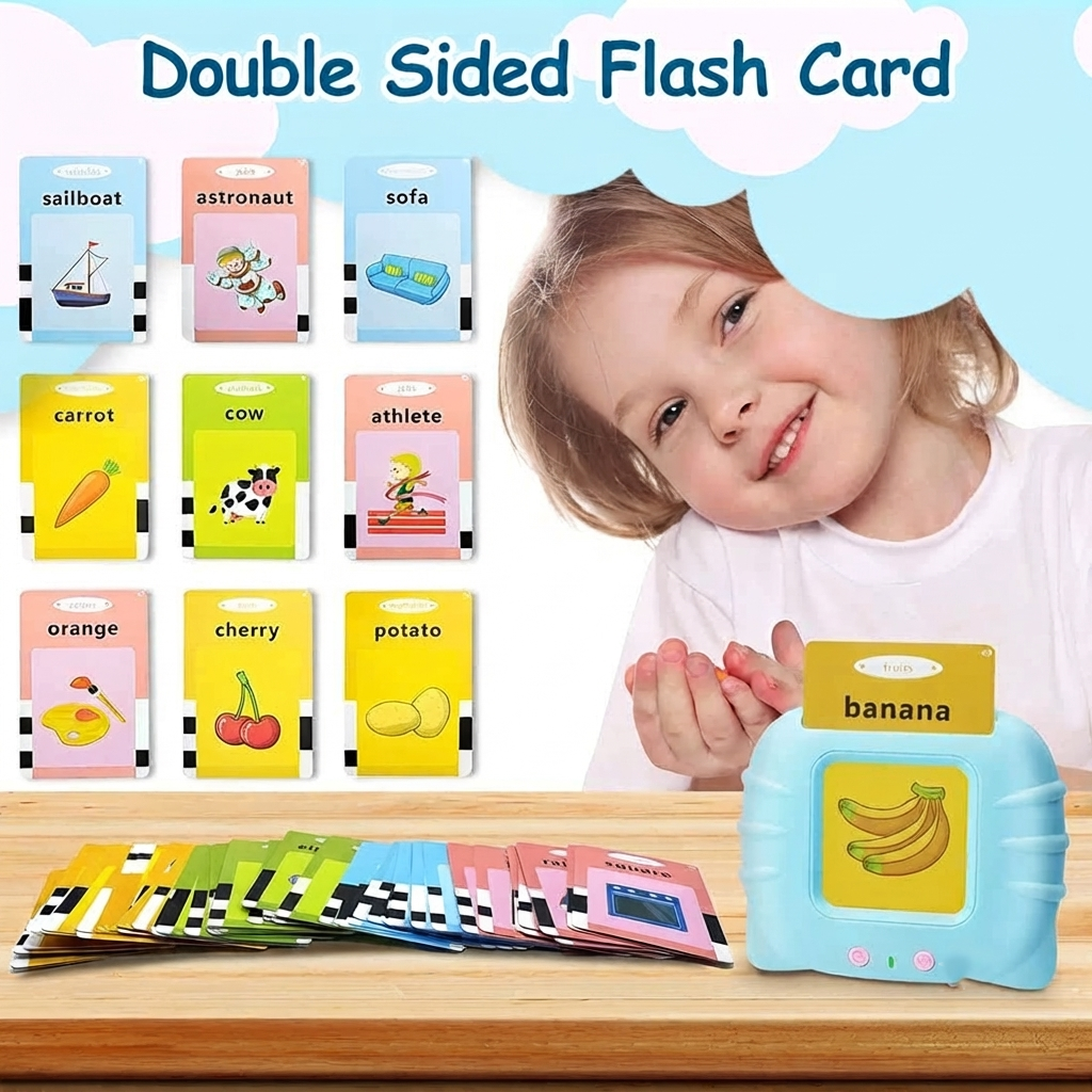 Talking Alphabets Flash Cards – Educational Learning Toy for Kids