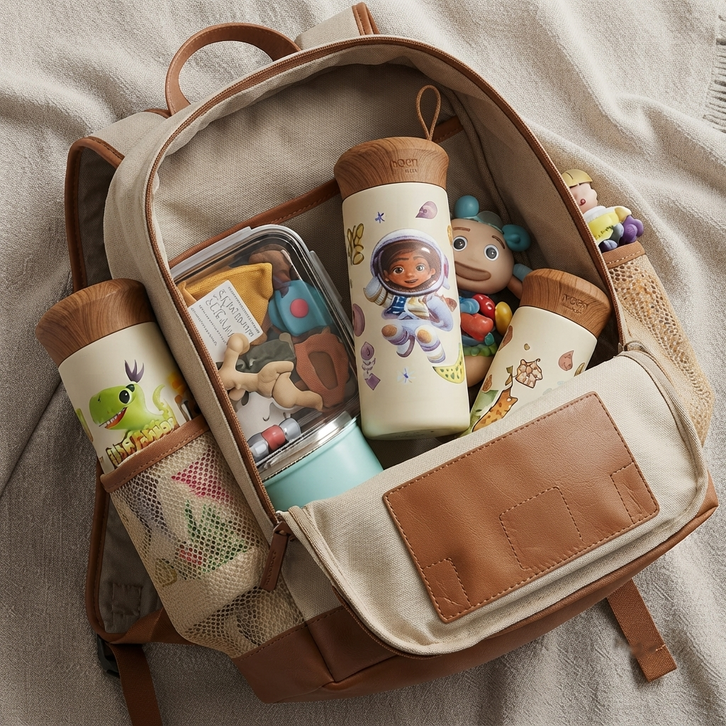 Kids Glass Water Bottle