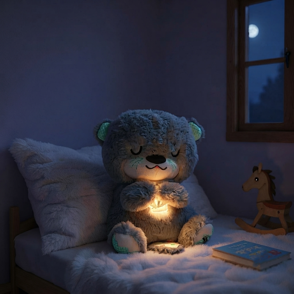 Teddy Bear with Breathing Light