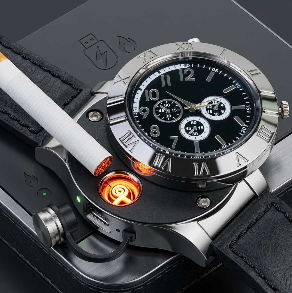 Electric Lighter Watch